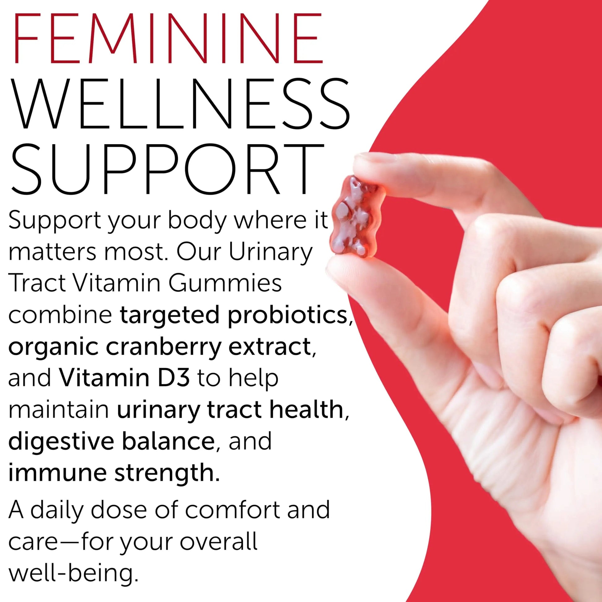 Cranberry Gummies UTI Treatment for Women | Urinary Tract Support for Women | Daily UTI Defense with Cranberry & Probiotics | Promotes Urinary Comfort & Normal Frequency | 60 Gummies Terramed Just Think ComfortBuy Supplements Australia
