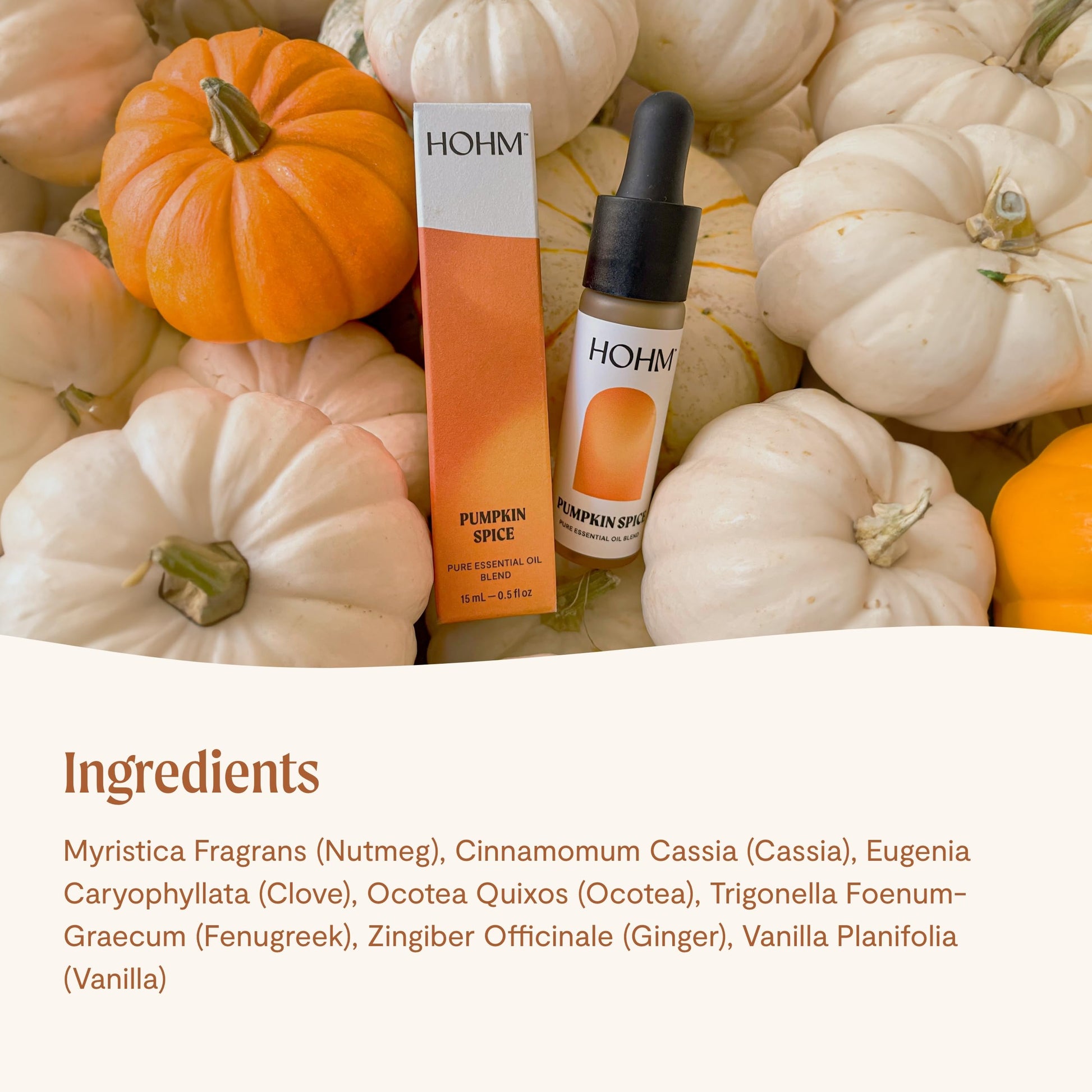 Hohm Pumpkin Spice Essential Oil Blend - Natural, Pure Essential Oil for Your Home Diffuser HohmBuy Supplements Australia