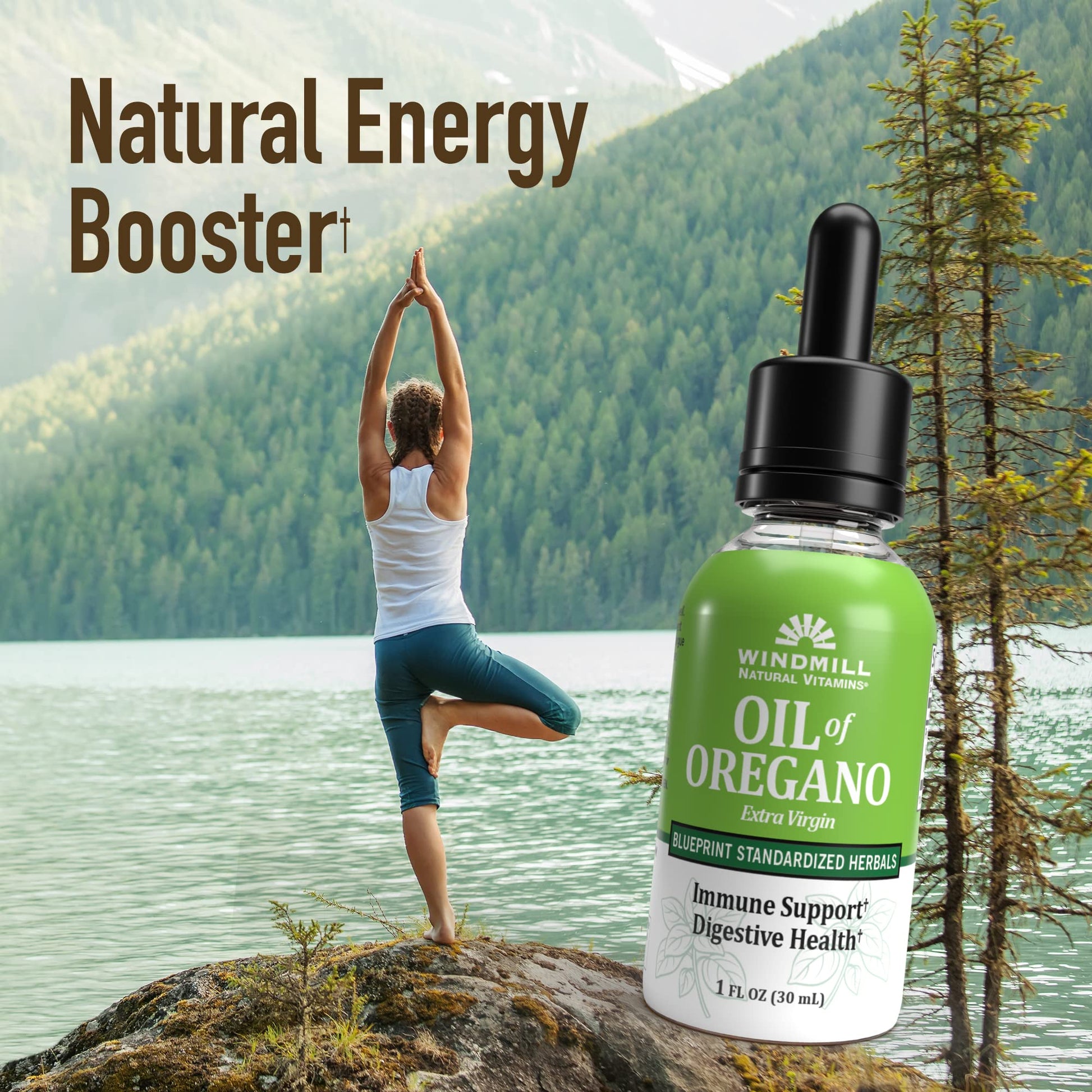 Windmill Natural Vitamins Oil of Oregano, Herbal Blend for Immune Support, Supports Digestive Health, 1 fl oz, 448 Servings WindmillBuy Supplements Australia