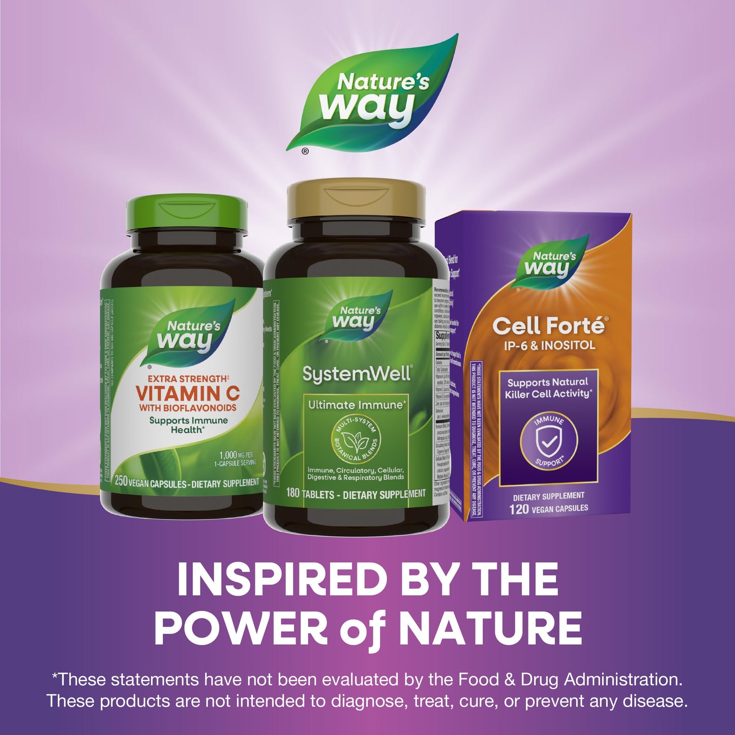 Nature's Way Systemwell Ultimate Immune* with Vitamins C, A, D, Zinc, & Selenium, Multi-System Botanical Blends Including Immune, Respiratory, Digestive & Circulatory, 180 Tablets (Packaging May Vary) Nature's WayBuy Supplements Australia