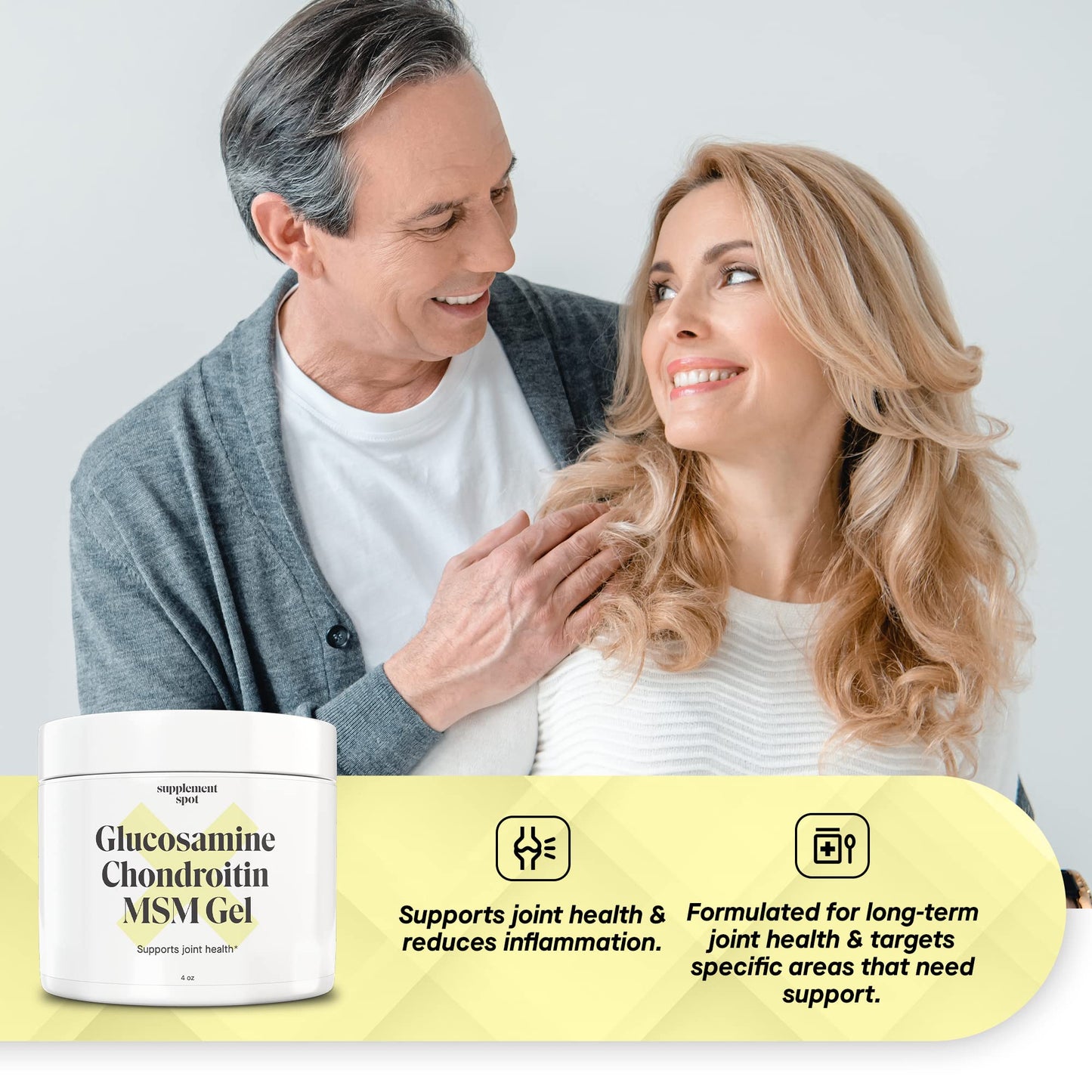 Supplement Spot Capsaicin Roll-On Cream 0.075% - Glucosamine Chondroitin MSM Gel with Bromelain – Joint & Muscle Care Bundle Supplement SpotBuy Supplements Australia