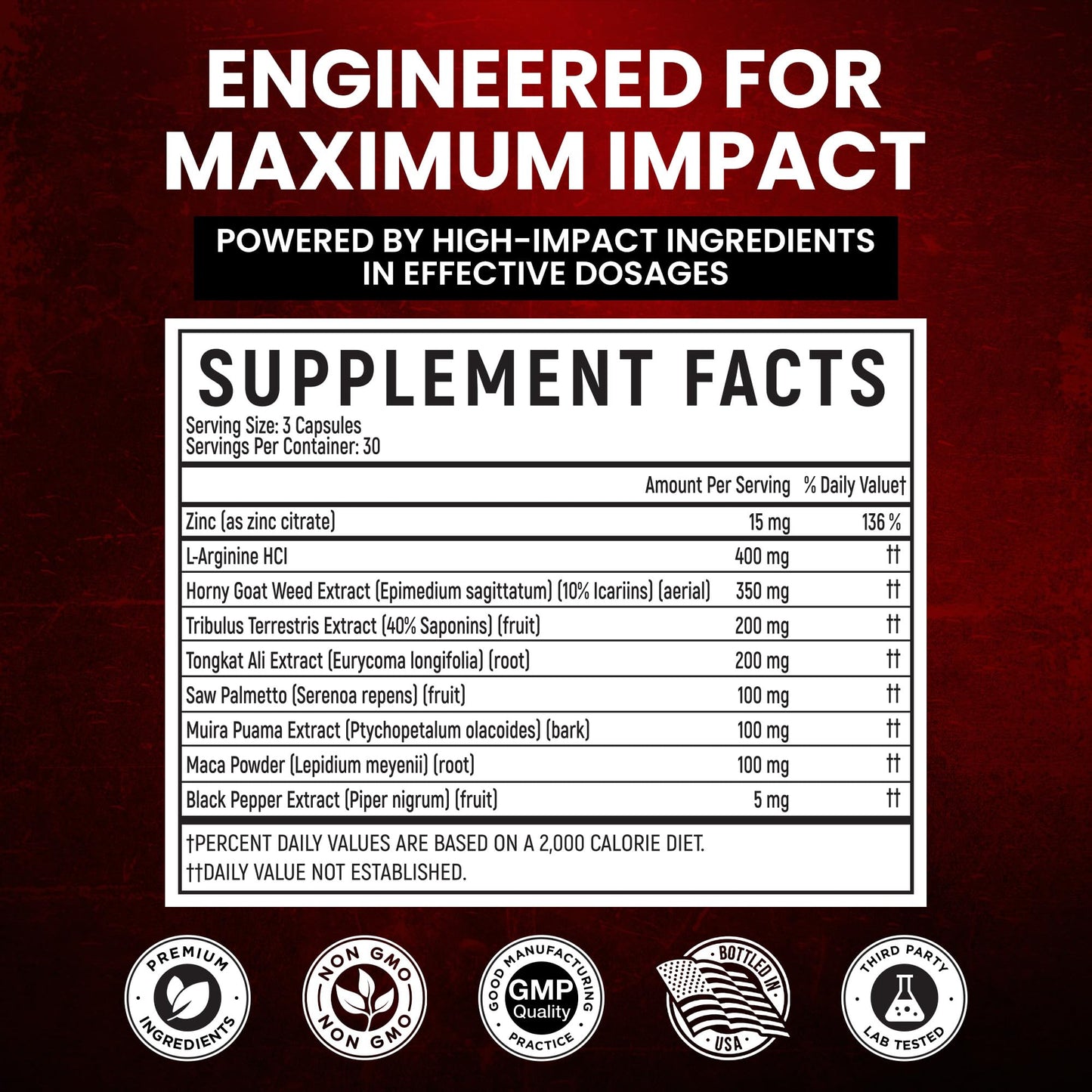Premium Male Enhancement | Rapid Acting Blood Flow Support | Bigger, Rock Hard, Longer | 9 in 1 Intimacy Complex to Restore Confidence, California Manufactured, 3rd Party Tested – 90 Caps PRIME MAXIMIZERSBuy Supplements Australia