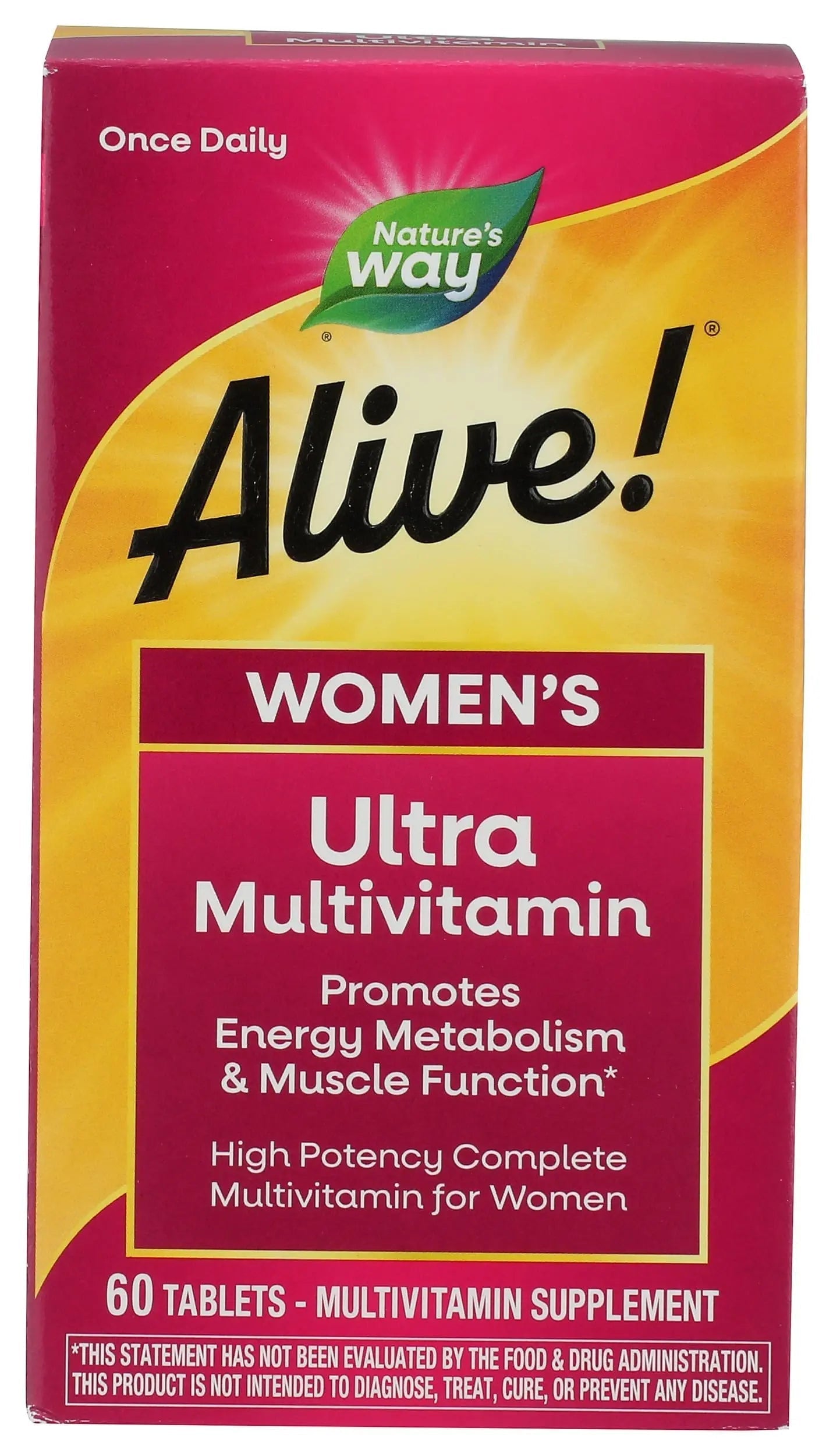 Natures Way Alive! Once Daily Womens, 60 CT Nature's Way