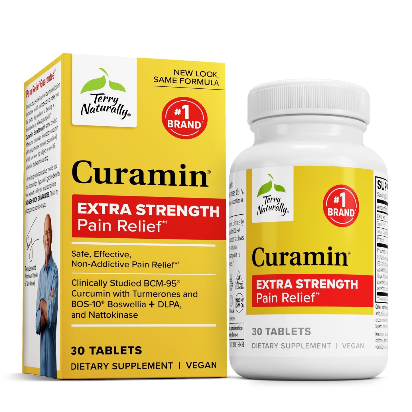 Terry Naturally Curamin Extra Strength - Curcumin & Boswellia Supplement for Healthy Circulation Support - Turmeric Supplement to Support Joints, Muscle Health & Endorphin Production - 30 Tablets Terry NaturallyBuy Supplements Australia