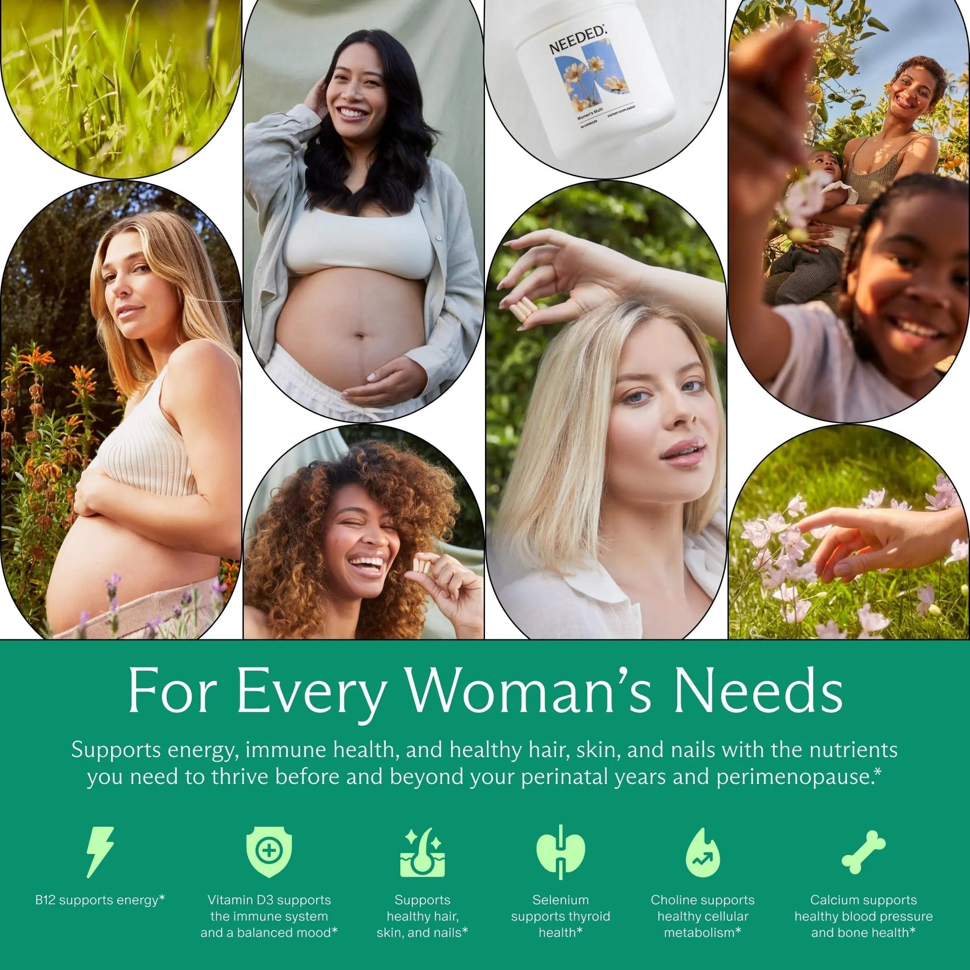 Needed. Multivitamin for Women with 23 Vitamins, Minerals and Antioxidants - Daily Womens Multivitamin Needed.