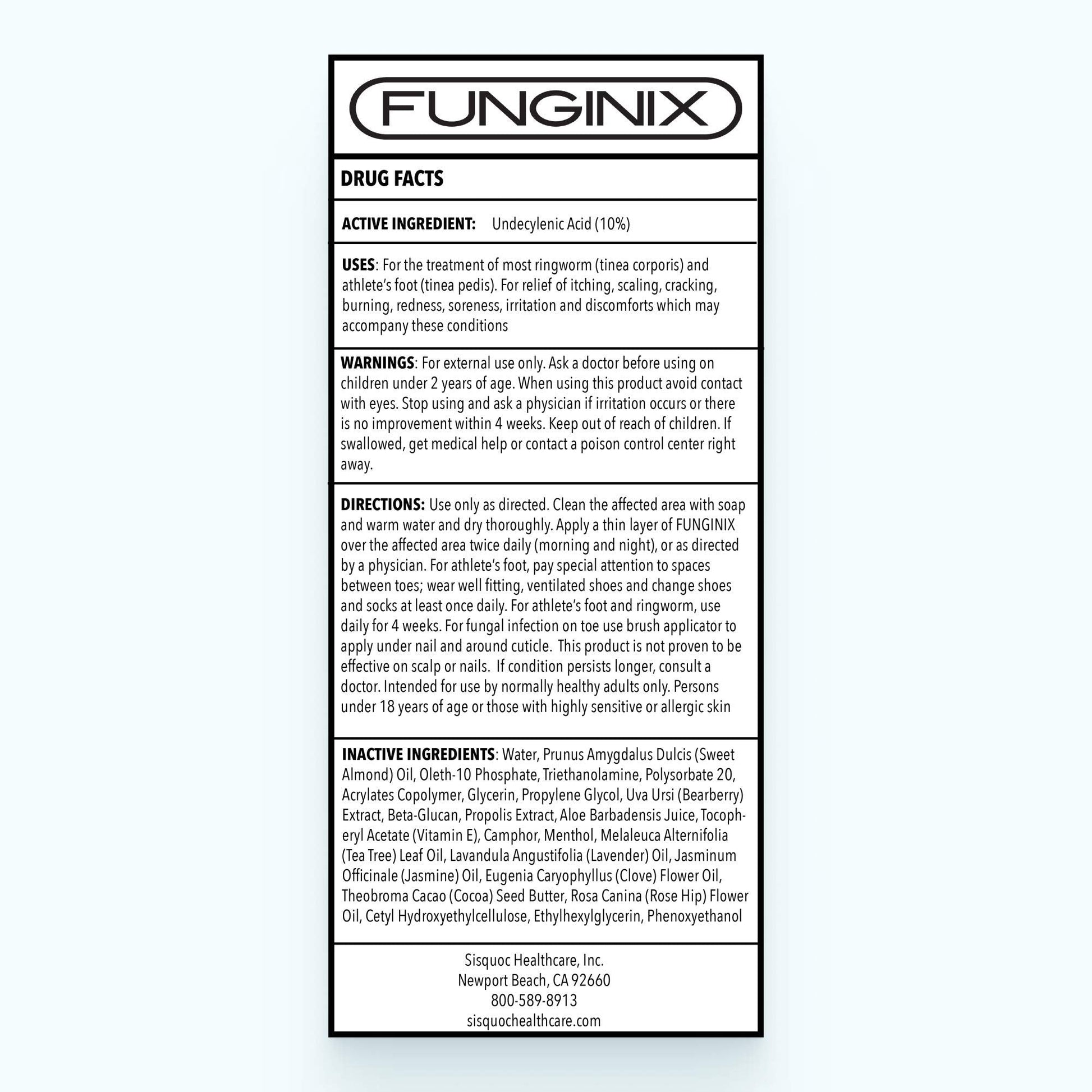 FUNGINIX Healthy Nail Formula - Finger And Toe Fungus Treatment, Made In USA, Foot FUNGINIXBuy Supplements Australia