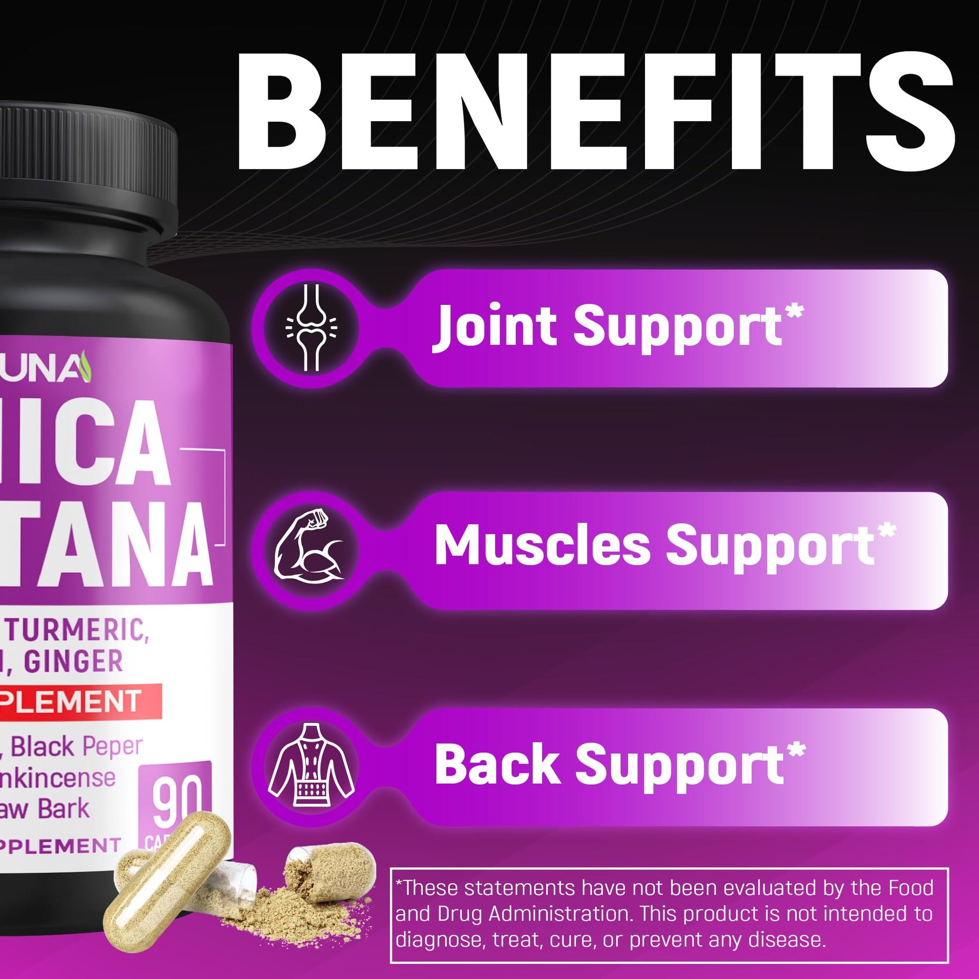 Arnica Capsules with Arnica, Grape Seed, Turmeric and More - 90 Capsules for 3 Months Supply CIVIMUNABuy Supplements Australia