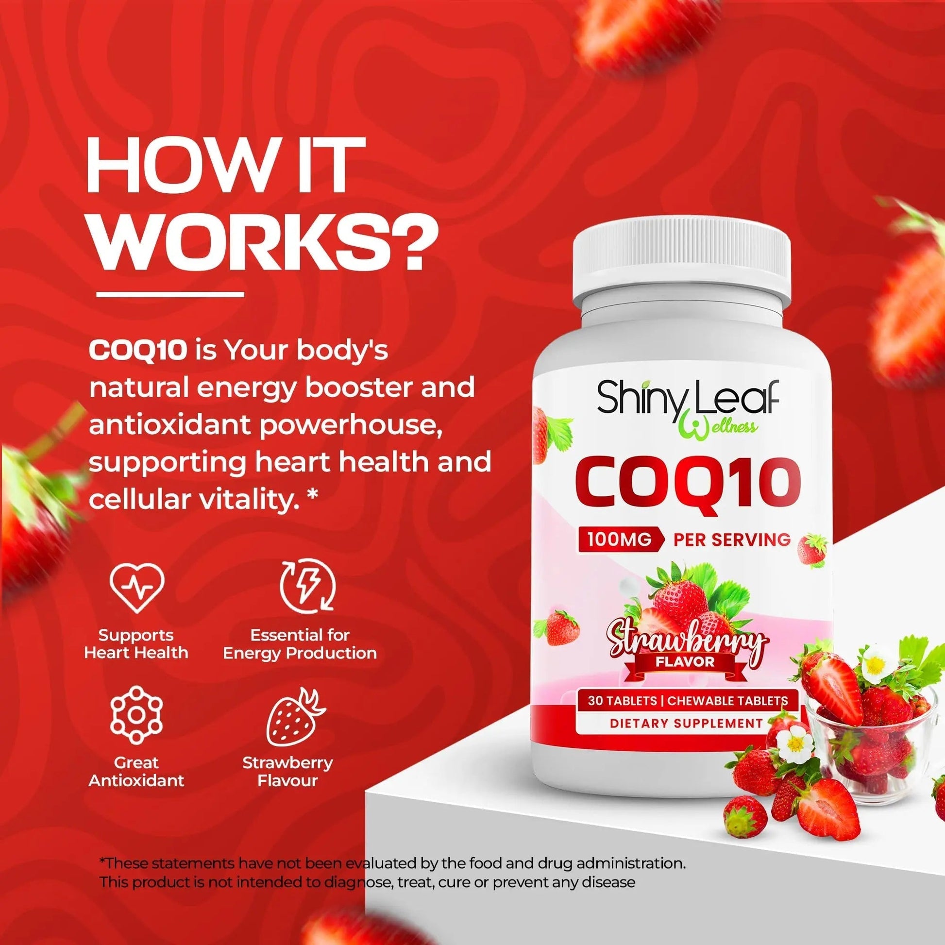 Bariatric Multivitamin Iron-Free One Capsule Per Day and CoQ10 100mg Supplement for Brain Health and Energy Management for Women and Men - 1 Month Supply Shiny LeafBuy Supplements Australia