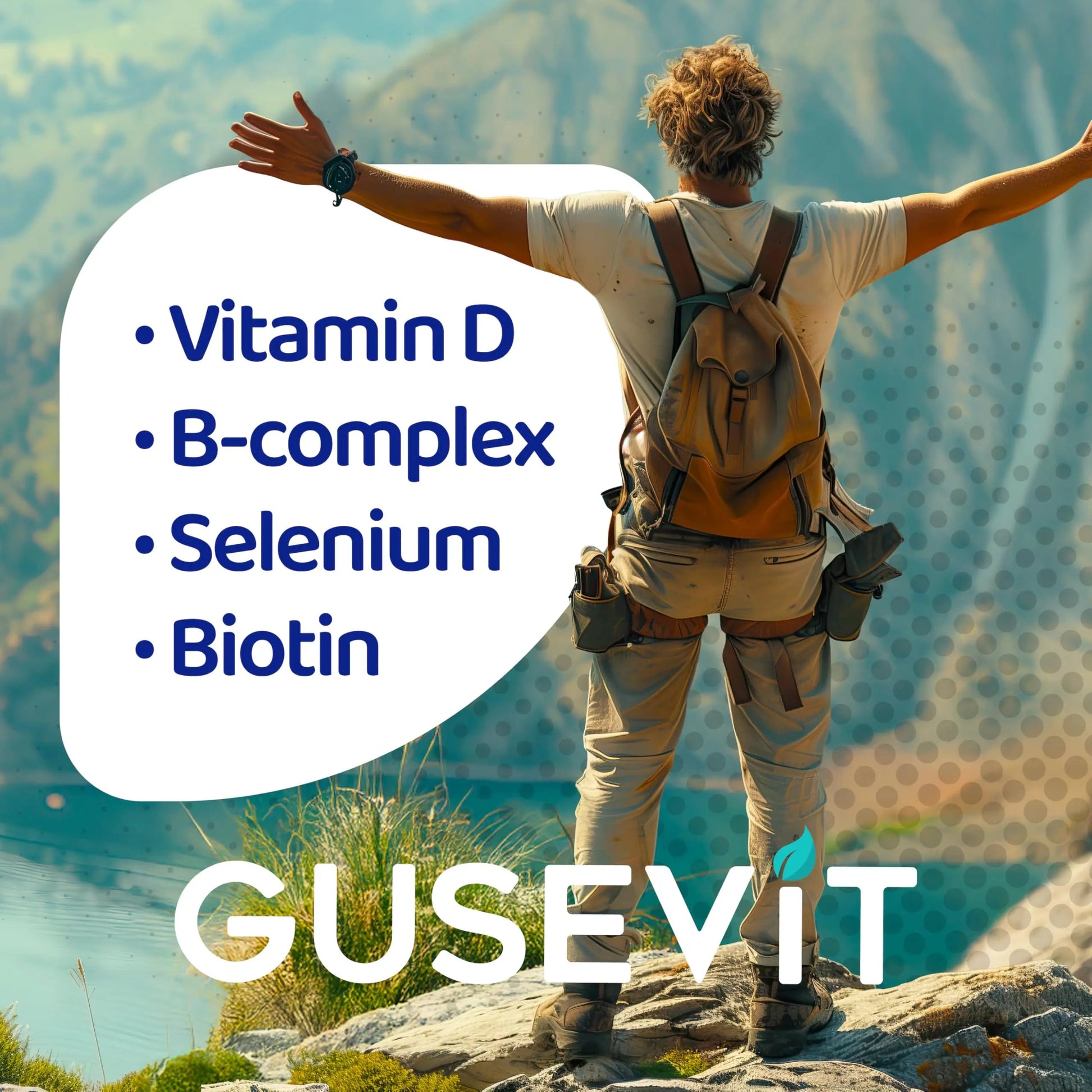Gusevit 35-in-1 Men's Multivitamins for Immune Support, Stamina & Energy Boost | Men's Health Supplement with Vitamins & Antioxidants | Gusevit