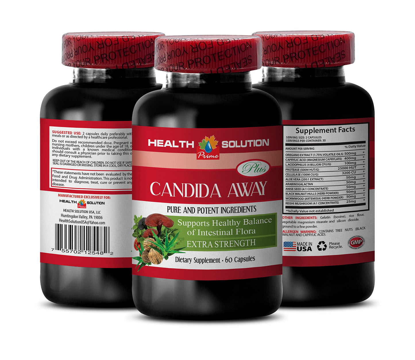 Immunity Support Supplement - Candida Away Plus - Candida Digestive - Candida Cleanse Extra Strength Health Solution PrimeBuy Supplements Australia