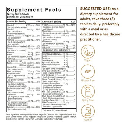Solgar Female Multiple, 120 Tablets - Multivitamin, Mineral & Herbal Formula for Women - Advanced Phytonutrient SolgarBuy Supplements Australia