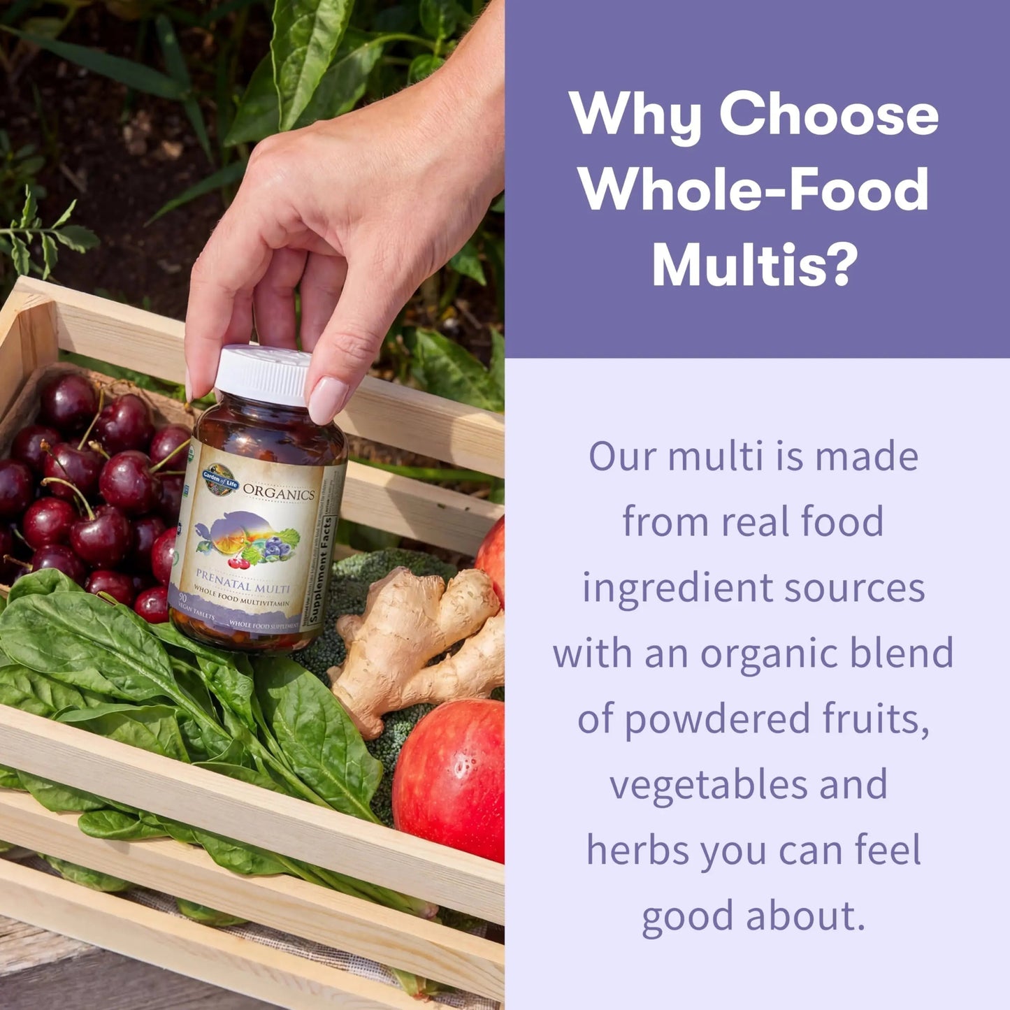 Garden of Life Organics, Prenatal Multi, 90 Vegan Tablets Garden of LifeBuy Supplements Australia