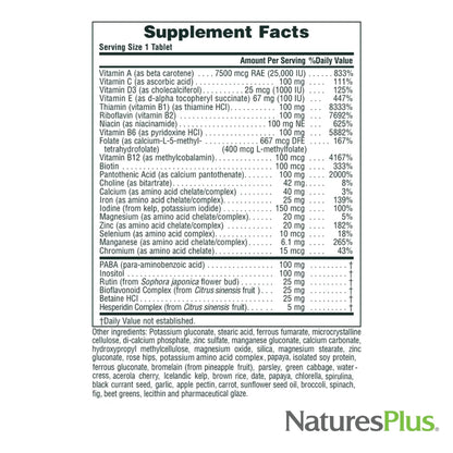 NaturesPlus Ultra II Daily - 90 Tablets - Multivitamin with Whole Foods for Overall Well-Being - Supports Energy & Immune Health NaturesPlus