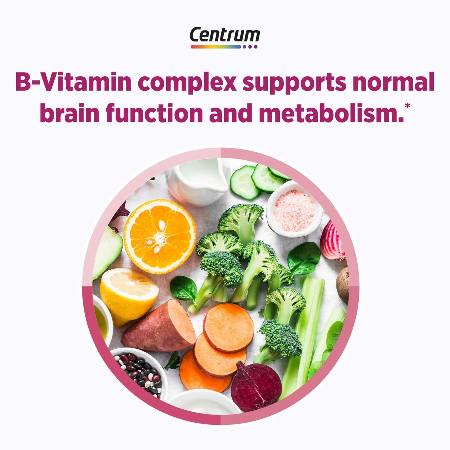 Centrum Complete Multivitamin Supplement + Hot Flash Support Menopause Support Tablets, with Clinically Studied geniVida, 30 Count Centrum
