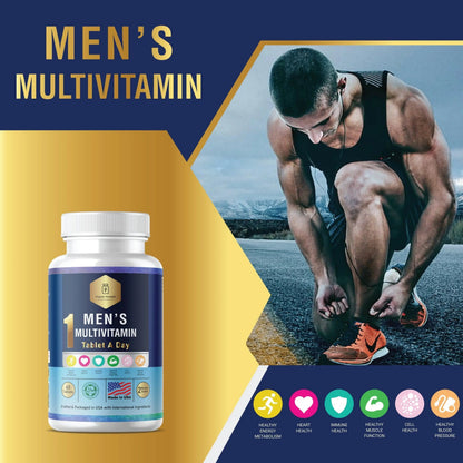Organic Strength Daily Men's Multivitamins - Multivitamin for Men & Multimineral Supplement for Enhanced Energy Organic StrengthBuy Supplements Australia