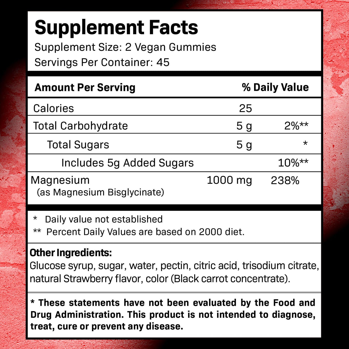 Magnesium Glycinate Gummies, 1000 mg - Magnesium Supplement to Support Relaxation, Heart Health - Chewable Calm Magnesio Gummies for Adults,