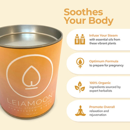 Yoni Steam Herbs Creativity Blend, Receptivity & Fertility Yoni Herbs for Cleansing and Toning LeiamoonBuy Supplements Australia