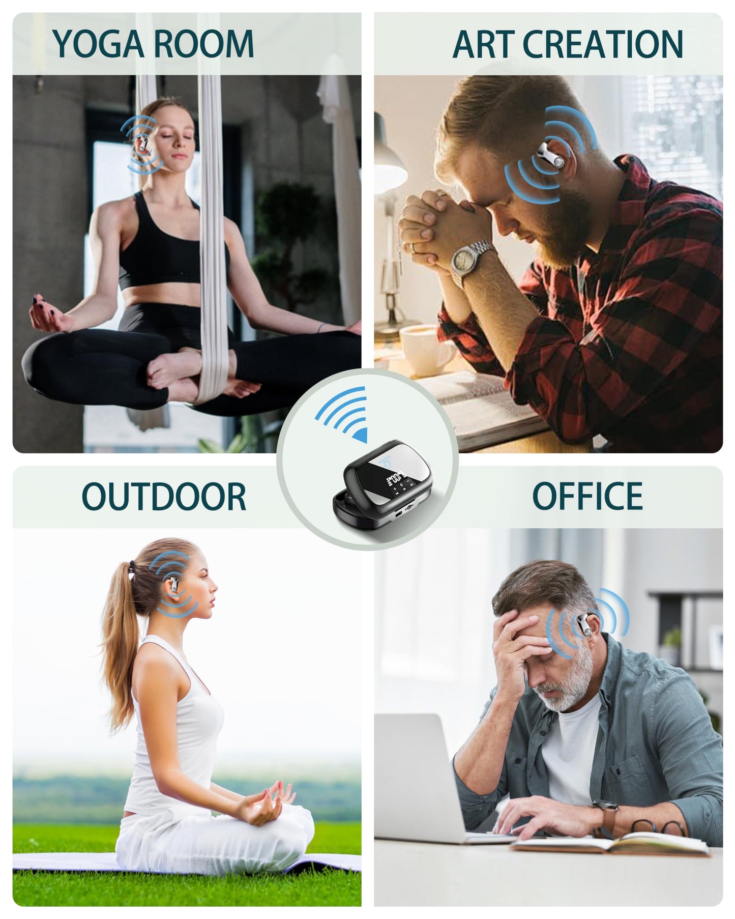 Sound Frequency Machine, Vedawind Meditation Accessory, Mindfulness, Tone Therapy System VedawindBuy Supplements Australia