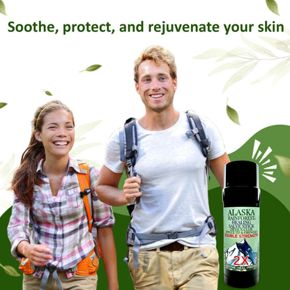 Snowy Summit Alaska Rainforest 2X Salve Stick - Salve for Dry Skin & Joint Relief - Natural Salve for Soothing Skin with Gentle Aroma - Body & Hand Salve - Muscle Rub Alaskan Devil’s Club Oil Snowy SummitBuy Supplements Australia
