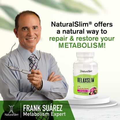 Naturalslim Relaxslim for Metabolism, Helps Control Appetite, Fat & Stress Support - Adaptogen Supplements NaturalSlimBuy Supplements Australia