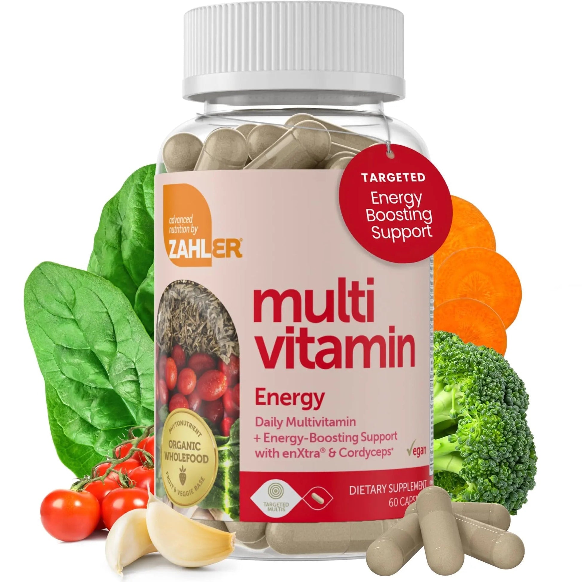 Zahler - Daily Multivitamin for Women & Men with Energy Vitamins, Minerals & Iron (60 Count) Kosher Men & Womens Multivitamins for Healthy Energy ZahlerBuy Supplements Australia