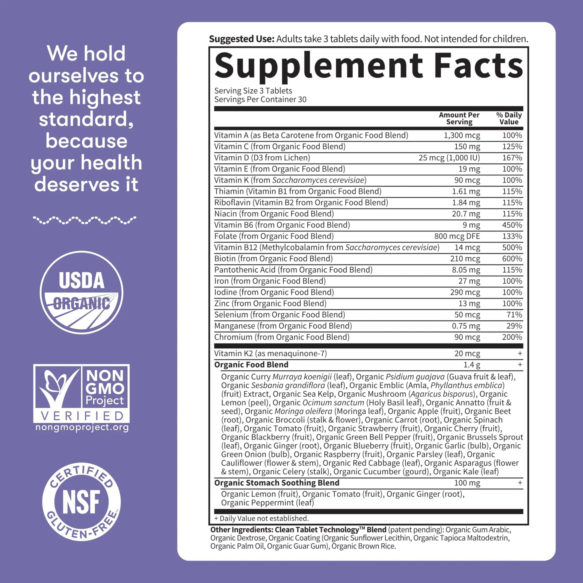 Garden of Life Organics, Prenatal Multi, 90 Vegan Tablets Garden of LifeBuy Supplements Australia