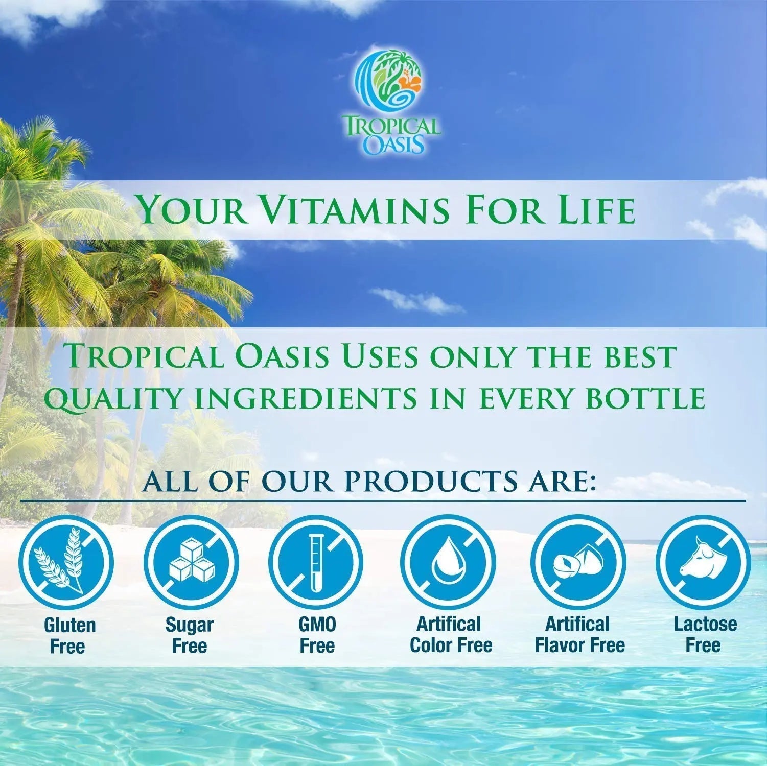 Premium Liquid Multivitamin for Women | Sugar Free Women’s Multivitamin | 100+ Vitamins, Minerals Tropical OasisBuy Supplements Australia