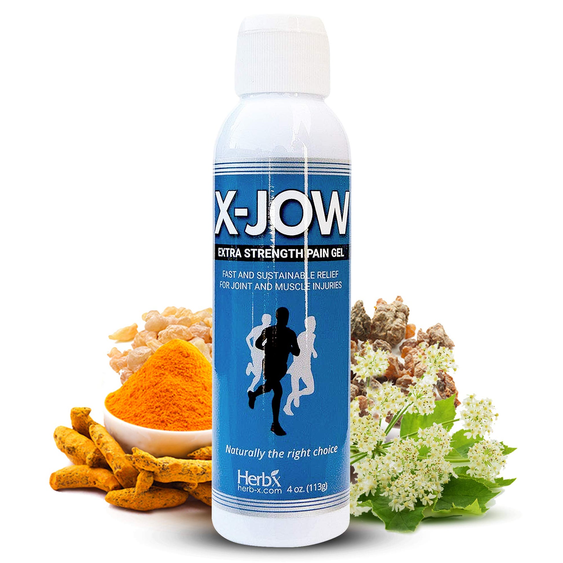 HerbX X-Jow Extra Strength Pain Relief Gel 4 oz - Herbal Massage Gel for Massage Therapy and Sports - Pain Terminator Cream for Muscles, Shoulders, and Joints Inflammation, Soreness and Discomfort x-jowBuy Supplements Australia