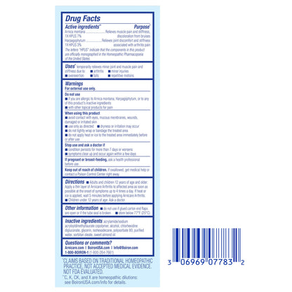 Boiron Arnicare Arthritis Cream Pump for Pain Relief of Knees, Hands, Wrists, Elbows, Joints & Muscles – Quickly Absorbed & Fragrance-Free – 4.2 oz BoironBuy Supplements Australia
