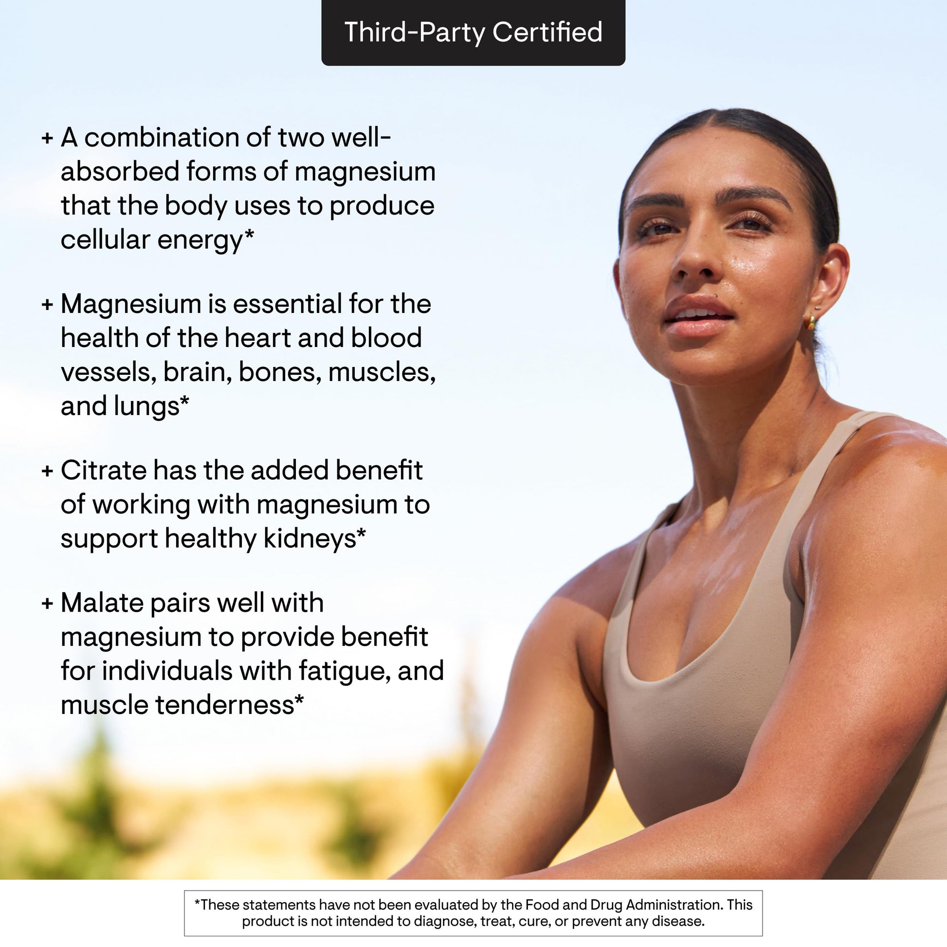 THORNE - Magnesium CitraMate - Magnesium Citrate & Malate Supplement - Supports Heart Health, Skeletal Muscles, Cardiac & Lung Function, Bone Density & More* - Third-Party Certified - 90 Servings THORNEBuy Supplements Australia