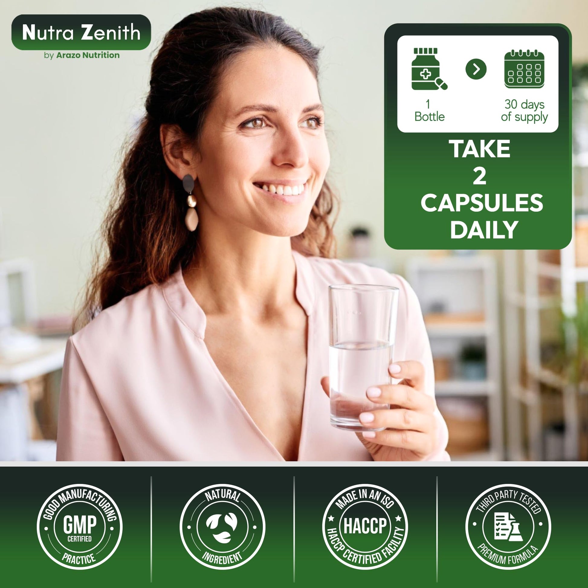 AKG Anti-Aging & Energy Boost Supplement with Vitamin B6, Vitamin C & L-Arginine – 60 Capsules for Youthful Skin, Cellular Renewal & Vitality Support Arazo NutritionBuy Supplements Australia