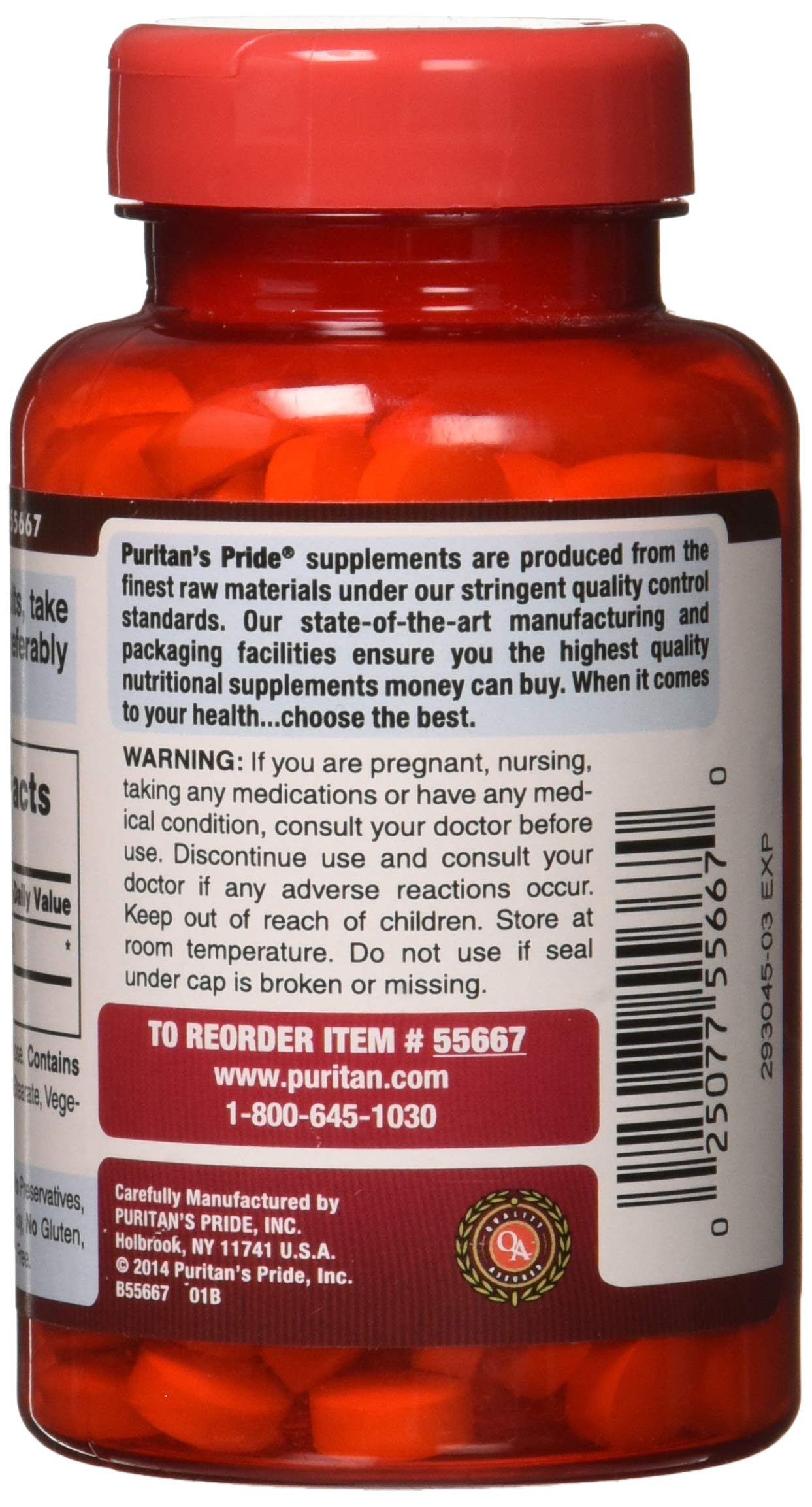 Puritan's Pride Apple Cider Vinegar 600 mg Tablets, 200 Count (Packing May Vary) Puritan's PrideBuy Supplements Australia
