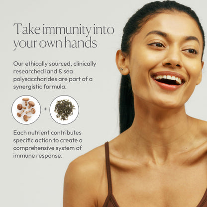 Simplix | Natural Supplement to Strengthen The Immune System | Respond to Outbreaks | Source of Highly Researched Mushroom & Seaweed Polysaccharides 60 Veggie Capsules (1 Pack) PapillexBuy Supplements Australia