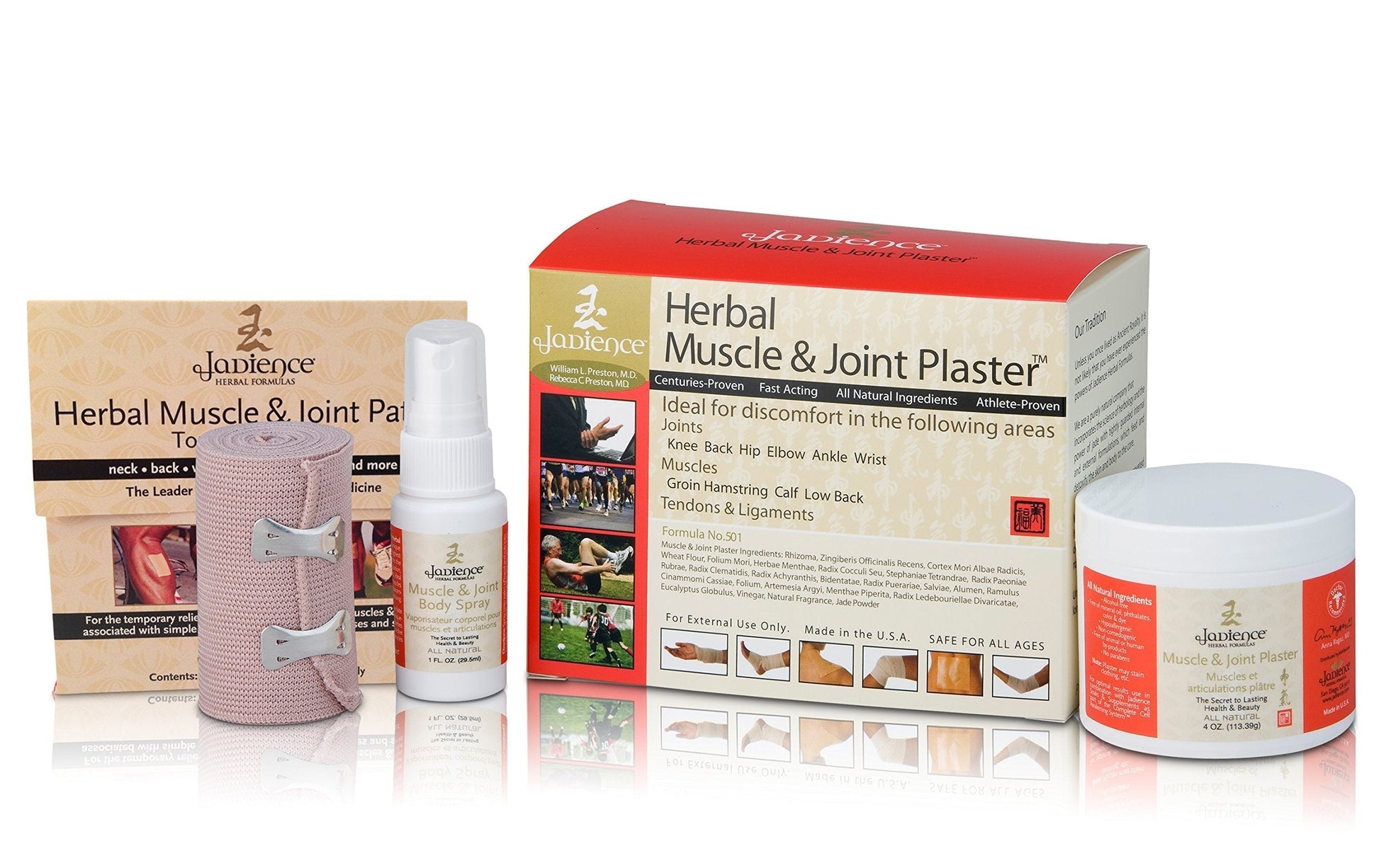Injury Pain Relief Kit: Deep Muscle Pull Recovery, Joint Support, Sciatic Nerve | Dit Da Jow Athletic Topical Analgesic Formulas for Neck, Shoulders, Arms, Back, HIPS, Knees & Ankles by Jadience JADIENCEBuy Supplements Australia