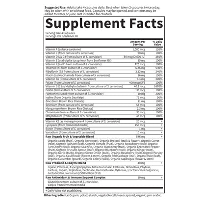 Garden of Life Multivitamin for Men - Vitamin Code 50 & Wiser Men's Raw Whole Food Vitamin Supplement with Probiotics Garden of LifeBuy Supplements Australia