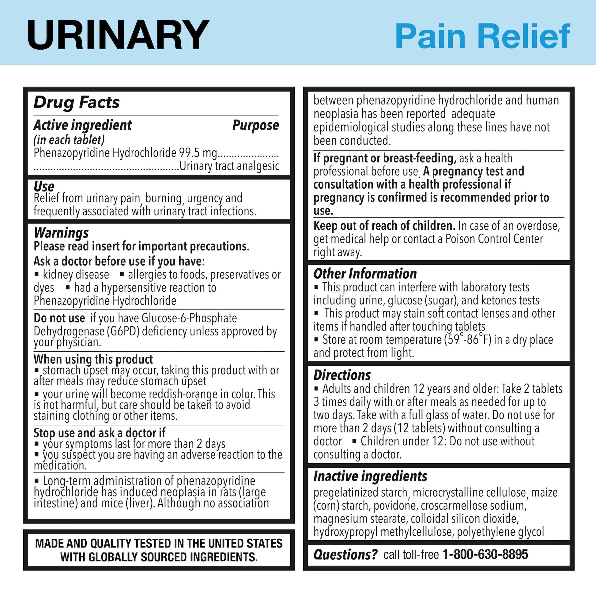 Puregen Labs Urinary Pain Relief | Phenazopyridine HCl 99.5mg Tablets | Maximum Strength OTC for Fast Relief of UTI Pain, Burning and Bladder discomfort – 72 Count Tablets P Puregen LabsBuy Supplements Australia
