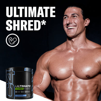 Cellucor C4 Ultimate Shred Pre Workout Powder, Fat Burner for Men & Women, Metabolism CellucorBuy Supplements Australia