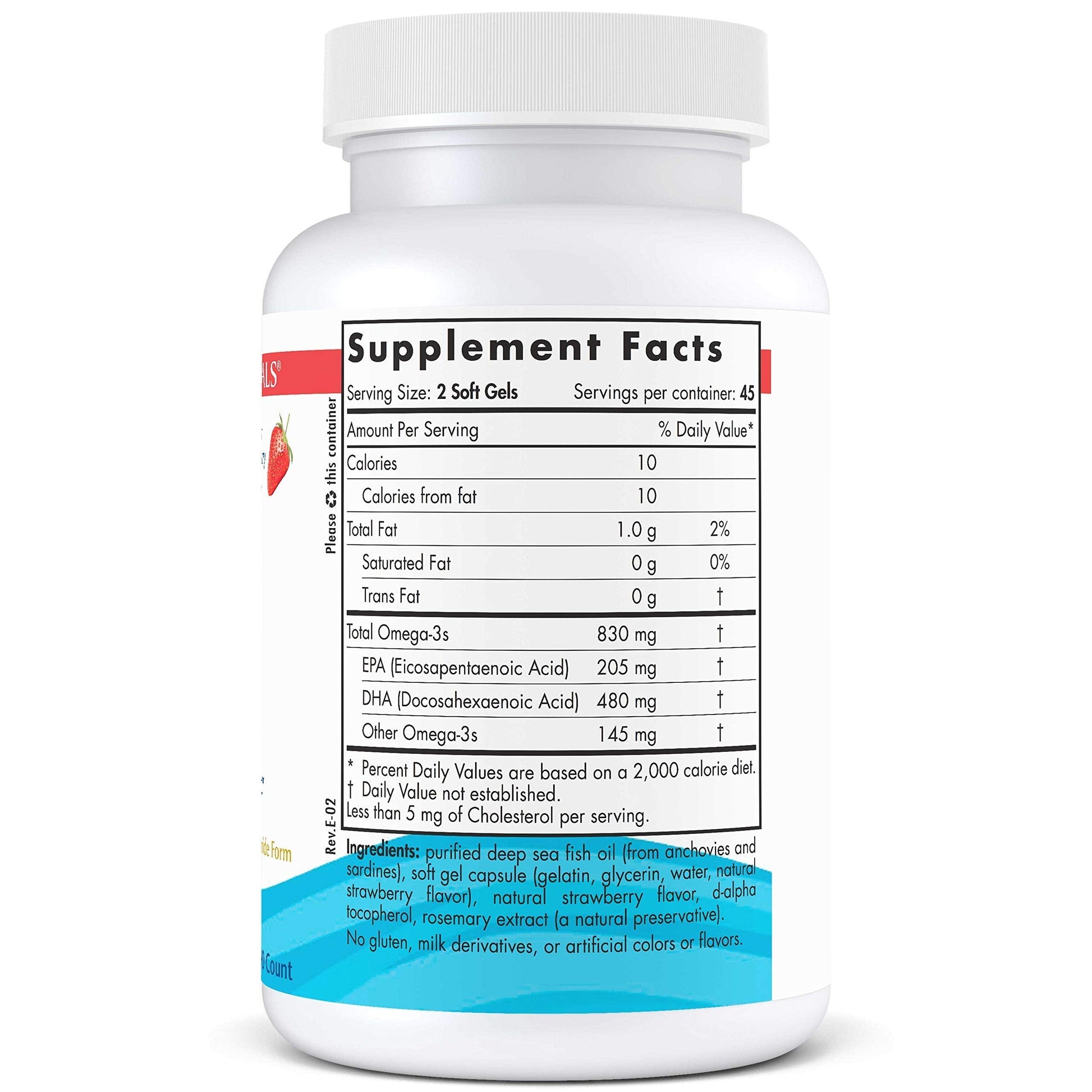 Nordic Naturals DHA, Strawberry - 90 Soft Gels - 830 mg Omega-3 - High-Intensity DHA Formula for Brain & Nervous System Support - Non-GMO - 45 Servings Nordic NaturalsBuy Supplements Australia