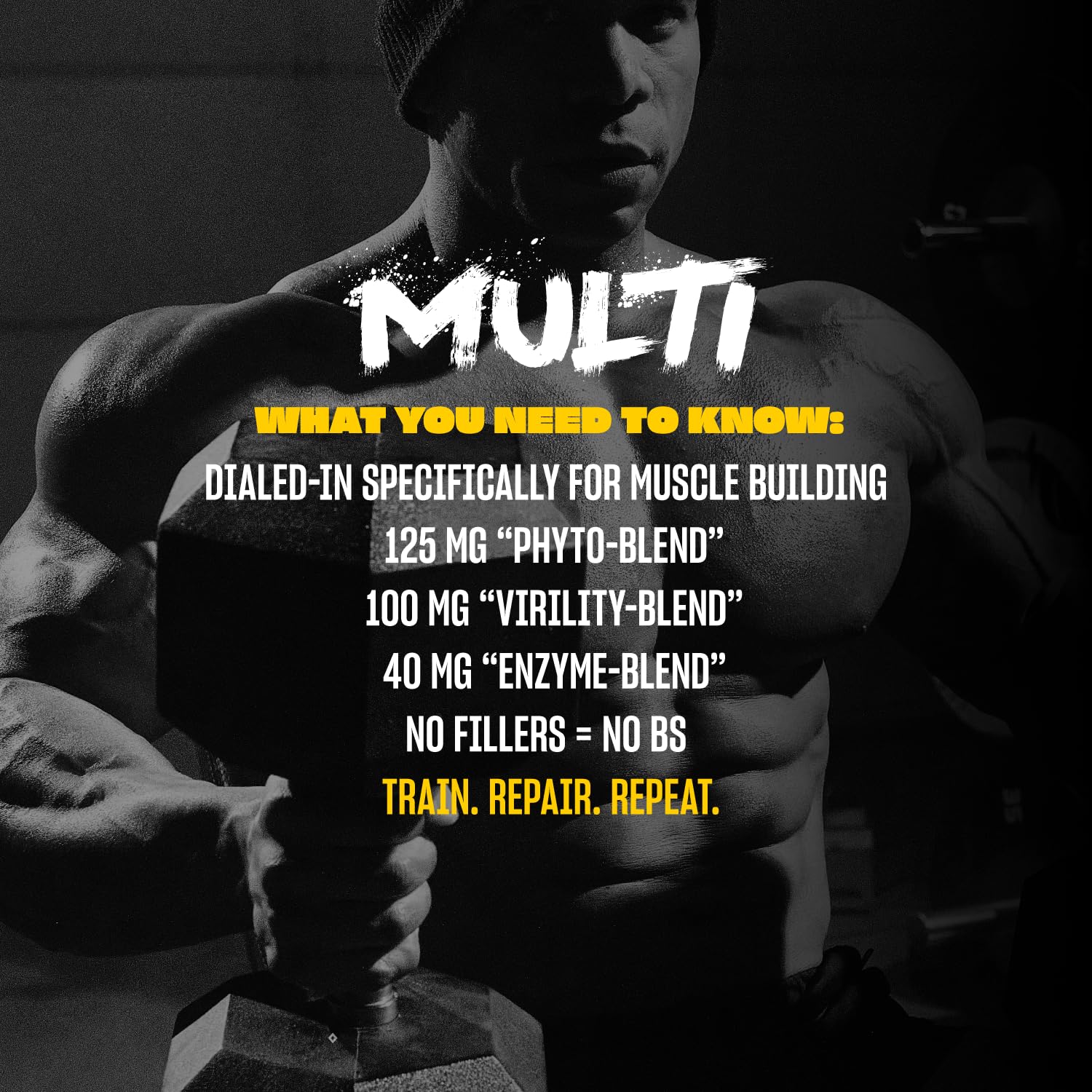 Mutant Multi - High Potency Vitamins with 75+ Ingredients Specifically Formulated for Heavy Lifting, 60 Tablets MutantBuy Supplements Australia