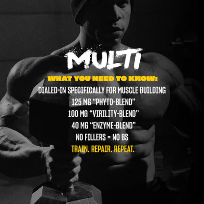 Mutant Multi - High Potency Vitamins with 75+ Ingredients Specifically Formulated for Heavy Lifting, 60 Tablets MutantBuy Supplements Australia