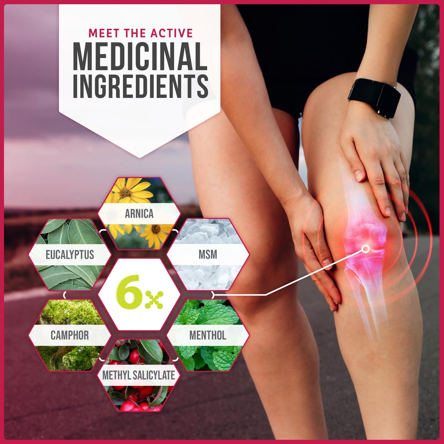 Kalaya 6X Pain Relief Arnica Cream with Massager and 6X Extra Strength Pain Relief Cream Kalaya NaturalsBuy Supplements Australia