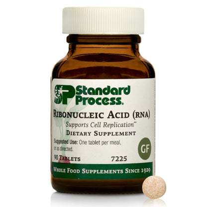 Standard Process Ribonucleic Acid RNA - Cell Development Support - Aids Protein Synthesis - Vegan, Gluten-Free, Non-Soy, & Non-Grain - 90 Tablets (90 Servings) Standard Process Inc.Buy Supplements Australia