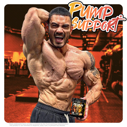 Rule 1 R1 ROAR, Peach Mango - 11.11 oz - Pre-Workout Powder - With Creatine, Beta-Alanine, Citrulline, Electrolytes & Caffeine - 30 Servings