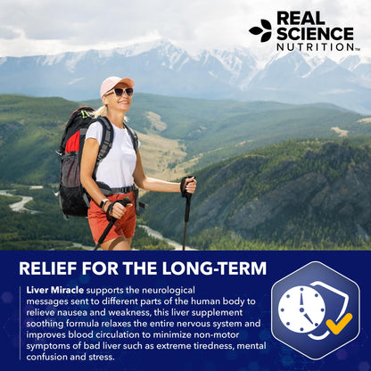 Real Science Nutrition Offers Liver Miracle, Alleviating Symptoms of Abdominal Discomfort, Boosting Energy Levels, Enhancing Mental Clarity, & Overall Vitality Real Science NutritionBuy Supplements Australia