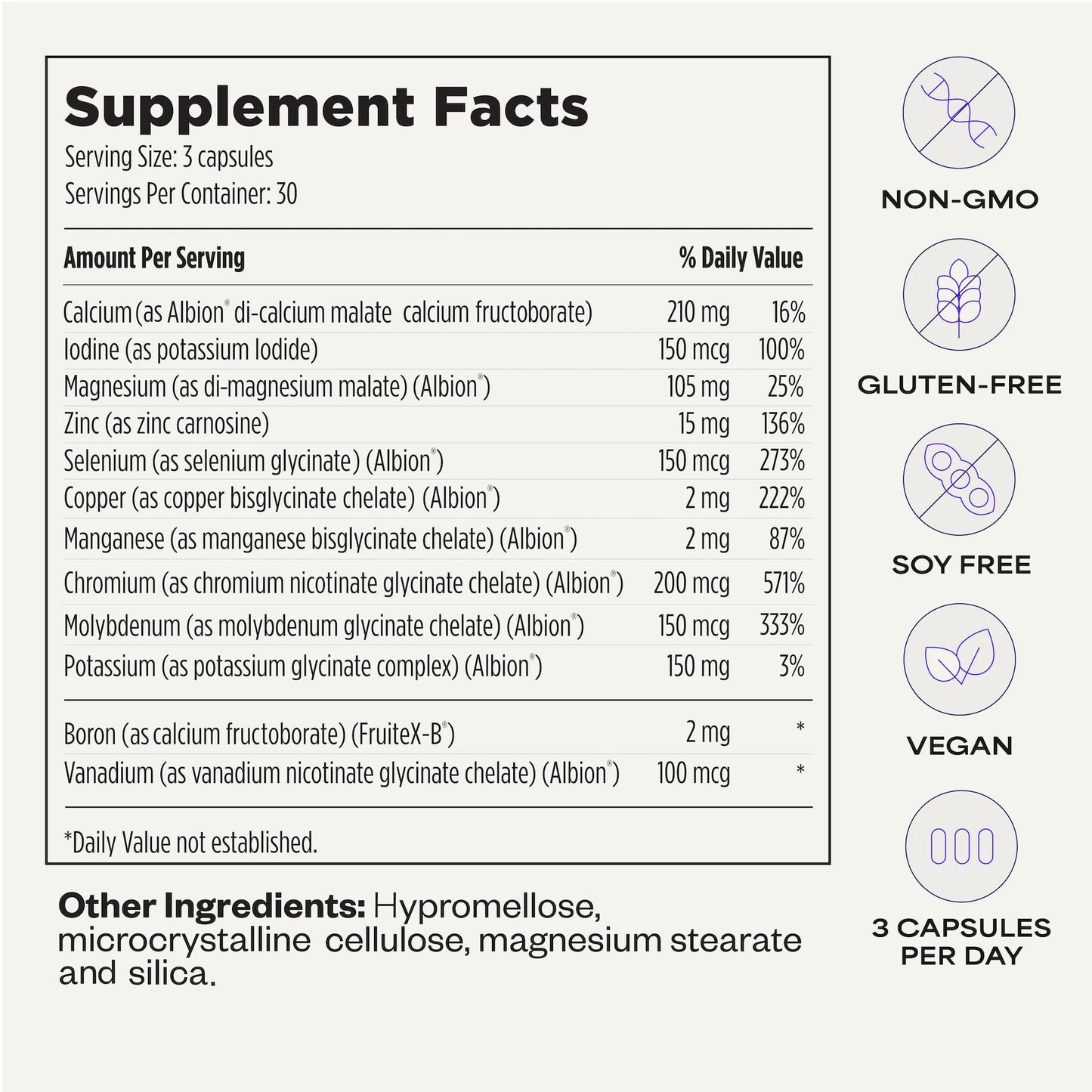 Suppgrade Labs Minerals 101 by Dave Asprey | Daily Essential Mineral Support | Trace Mineral Supplement with Calcium, Magnesium Malate, Chromium, Zinc, Copper, Potassium | 30 Day Supply Suppgrade LabsBuy Supplements Australia