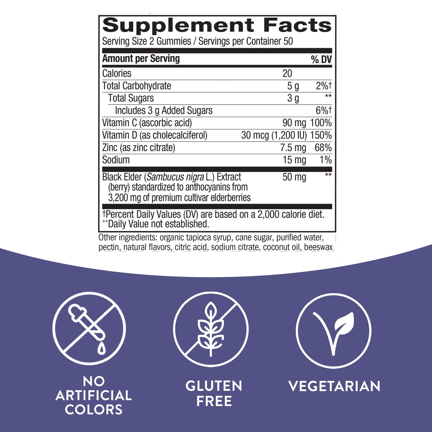 Nature's Way Sambucus Elderberry Gummies - Immune Support Supplement for Kids Nature's WayBuy Supplements Australia