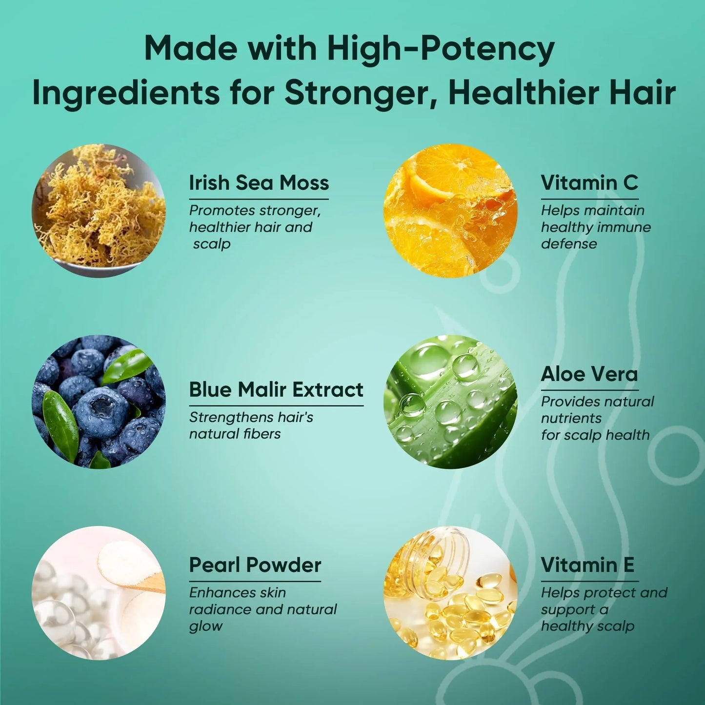 Neonomicon Balmbare Revive Gummies for Hair Loss - Sea Moss Gummies with Vitamin C, Vitamin E, Aloe Vera, Pearl Powder Supports Faster Hair Growth NeonomiconBuy Supplements Australia