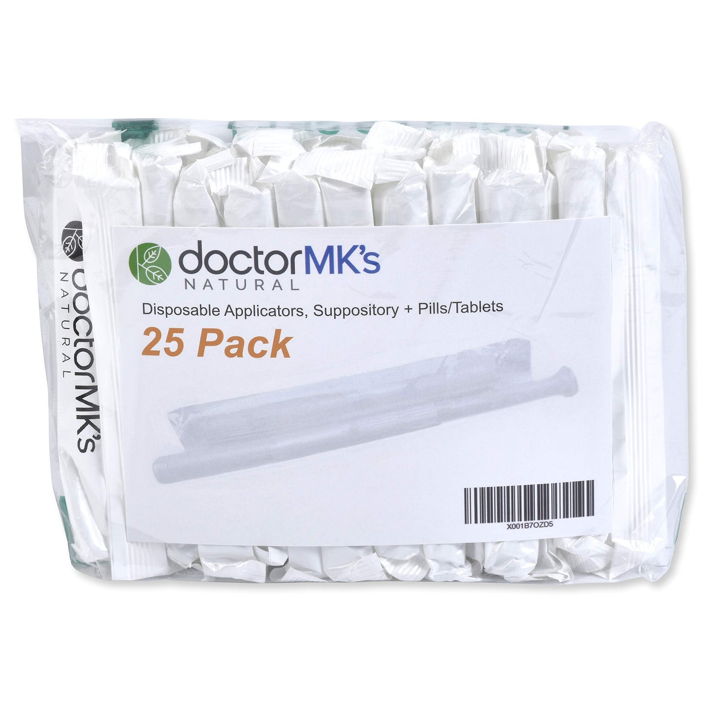 doctor MK's NATURAL Boric Acid Suppossitories (600mg) with Individually Wrapped Applicators doctor MK's NATURALBuy Supplements Australia