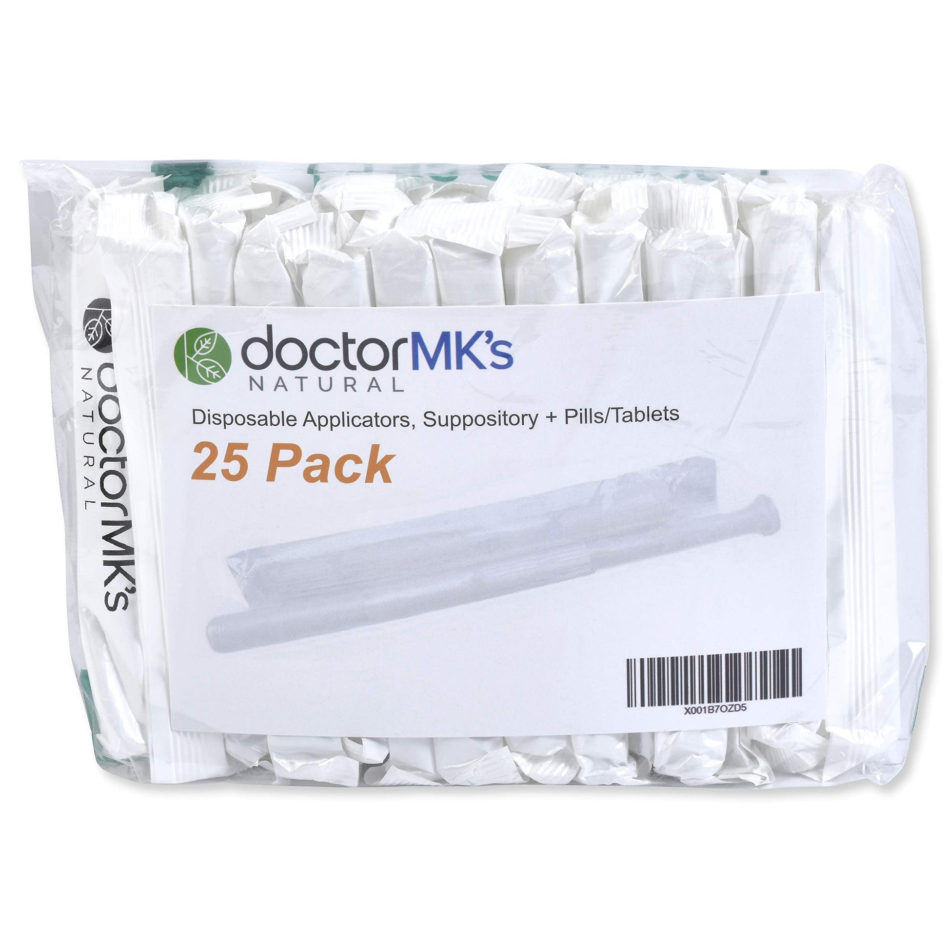doctor MK's NATURAL Boric Acid Suppossitories (600mg) with Individually Wrapped Applicators doctor MK's NATURALBuy Supplements Australia