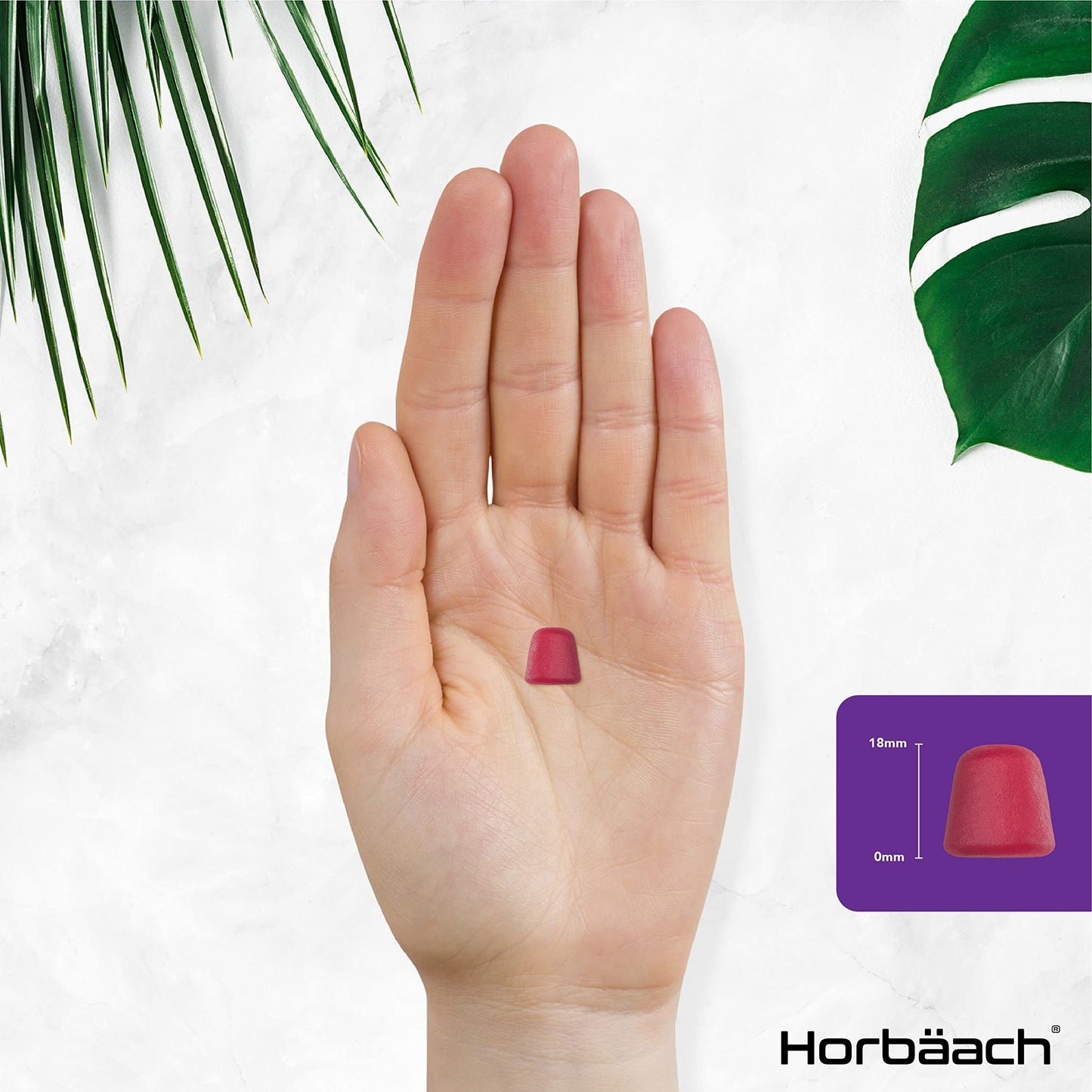 Biotin Gummies 10,000mcg | 90 Vegan Vitamins | Natural Strawberry Flavour HorbäachBuy Supplements Australia